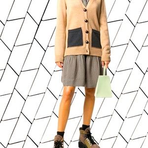 Ganni Contrast Pocket Cardigan